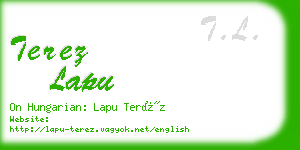 terez lapu business card